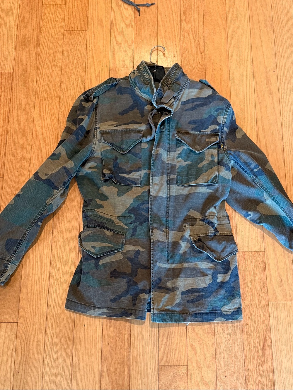 Alpha Industries Men's Camouflage Field Jacket - Green/Black